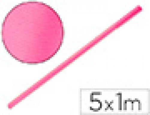 Papel kraft liderpapel rolo rosa rolo 5x1 mt 65 gr , Liderpapel , 63738 , 8423473637382